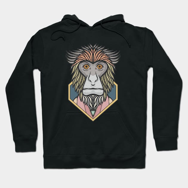 De Brazza's Monkey Hoodie by milhad